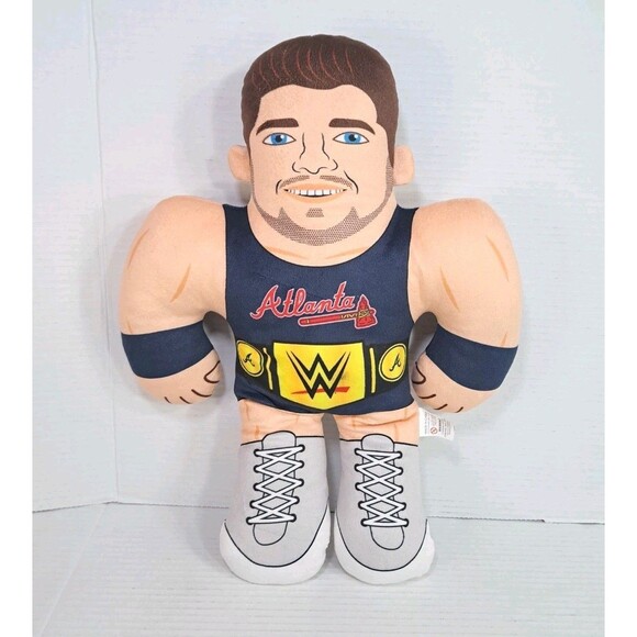 Atlanta Braves Austin Riley 3:16 WWE MLB Wrestling Pillow Buddy Plush 17" 2022 - Picture 1 of 2
